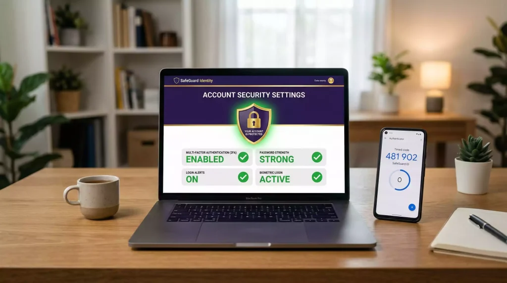 Sweepstakes casino account security features including password protection and two-factor authentication